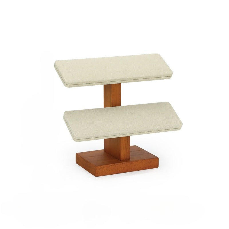 bracelet display - Wooden Wood Bracelet Display Stand C01905 open view