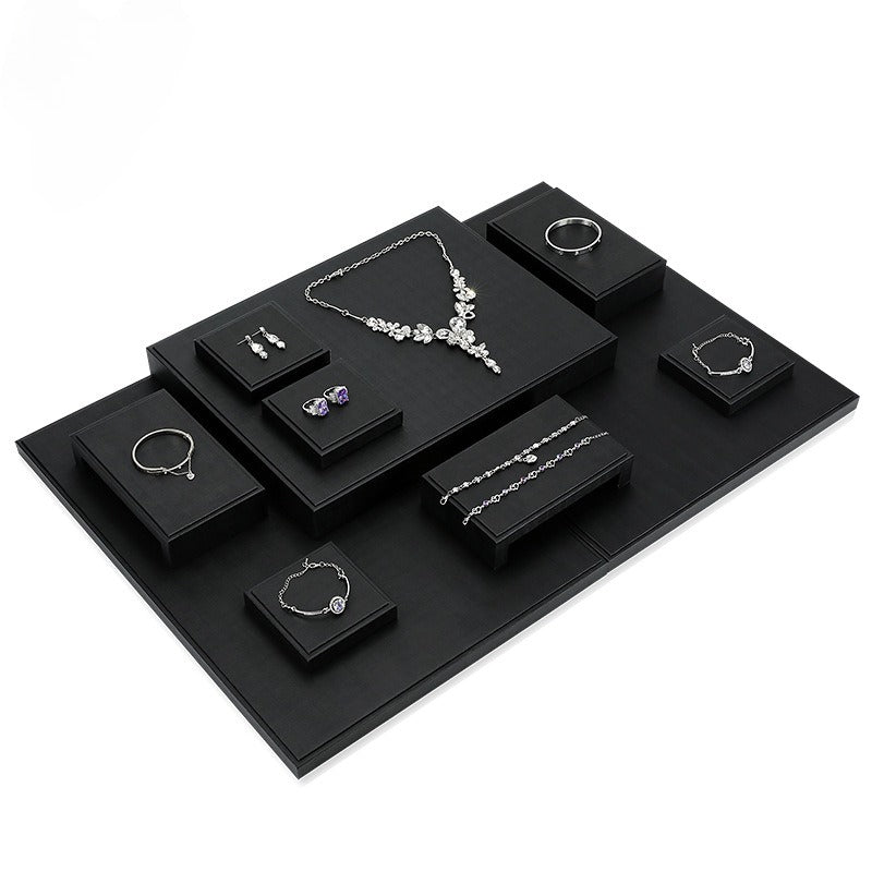bracelet display - Black Display Bracelets Stand Bracelet C01623 front view