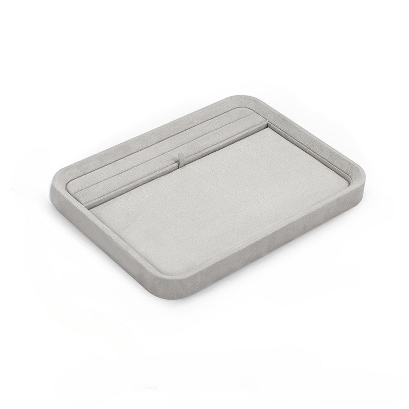 bracelet display and necklace display - Gray Display Tray Necklaces Bracelets C01806 product view 06