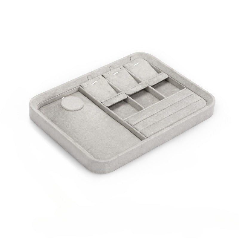 bracelet display and necklace display - Gray Display Tray Necklaces Bracelets C01806 product view 08
