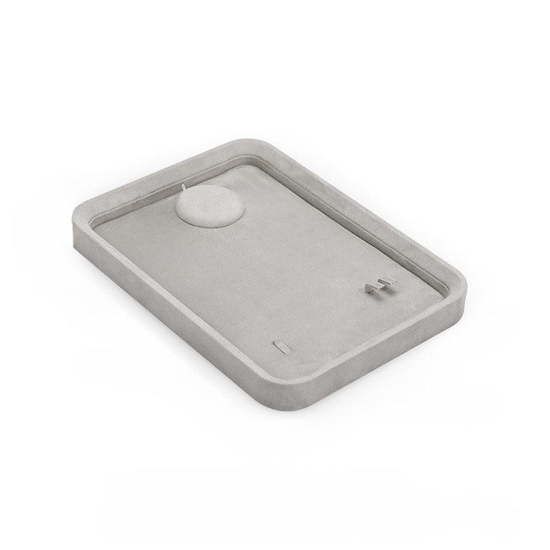 bracelet display and necklace display - Gray Display Tray Necklaces Bracelets C01806 product view 09