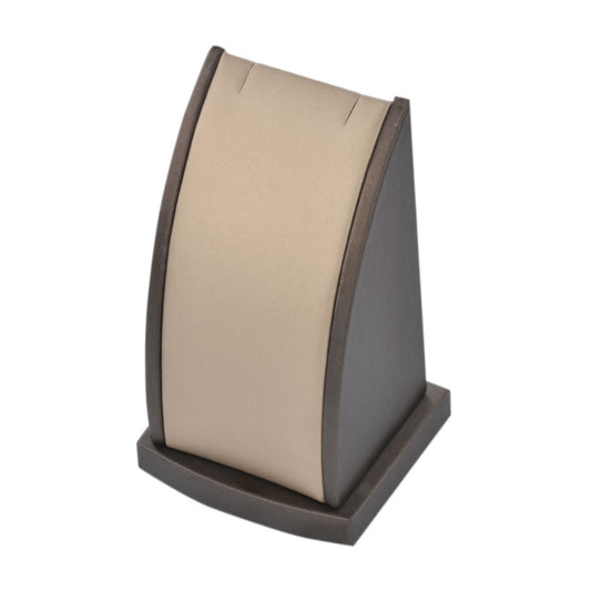 bracelet display and necklace display - Gray PU Necklace Display Stand Bracelet D002-N PU-G S front view