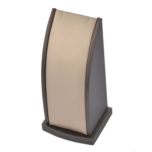 bracelet display and necklace display - Gray PU Necklace Display Stand Bracelet D002-N PU-G M front view