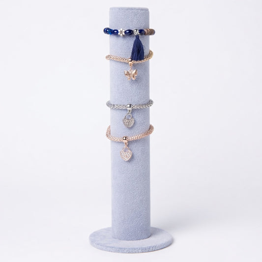 bracelet display - Velvet Bracelet Display Stand Holder C00666 front view