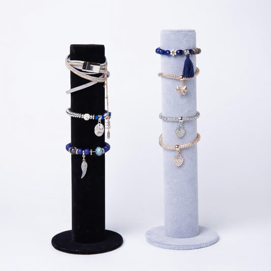 bracelet display - Velvet Bracelet Display Stand Holder C00666 open view