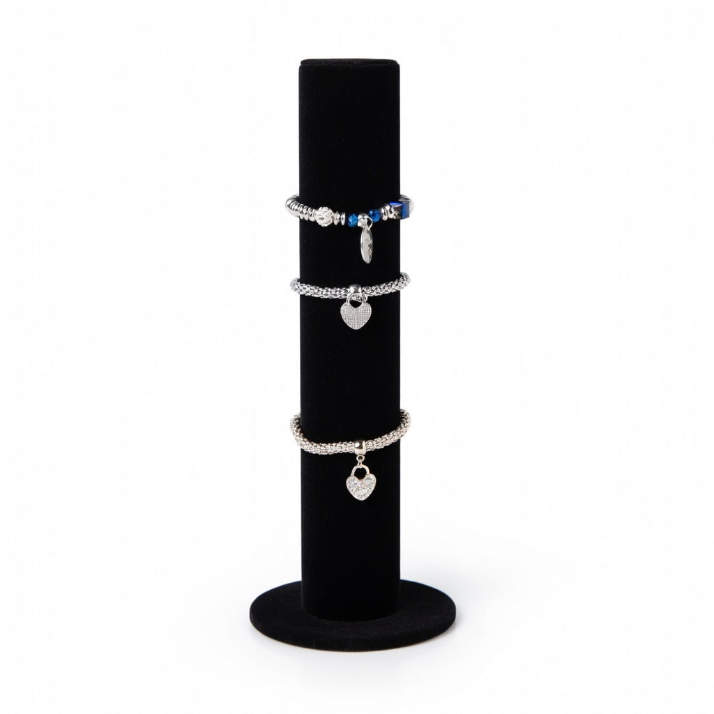 bracelet display - Velvet Bracelet Display Stand Holder C00666 side view