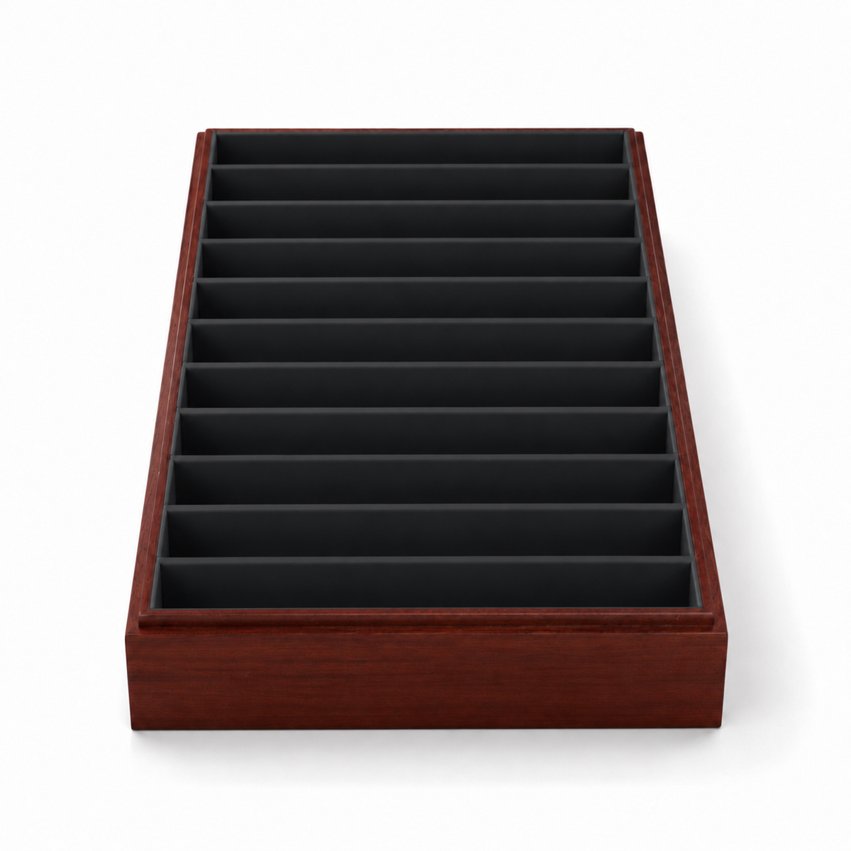 bracelet display and watch display - 11 Black Wooden Bracelet Display Tray Watch T025C11-BK product view 05