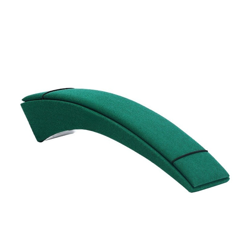bracelet display and watch display - Green Metal Microfiber Watch Bracelet Display C01731 product view 10