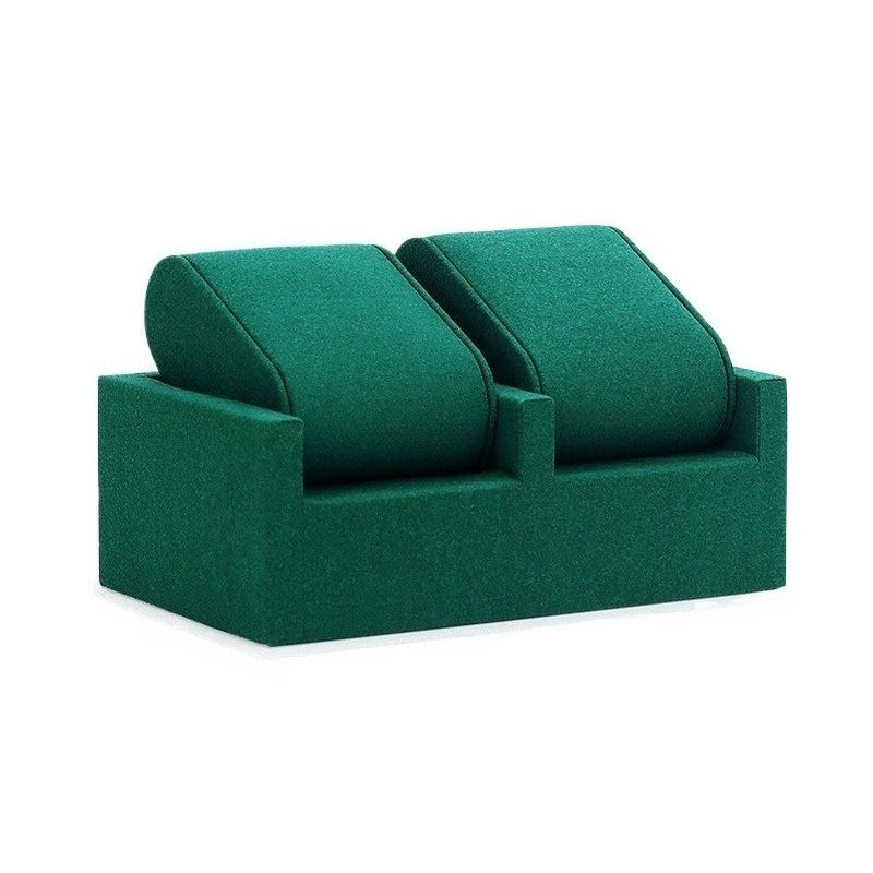 bracelet display and watch display - Green Metal Microfiber Watch Bracelet Display C01731 product view 13