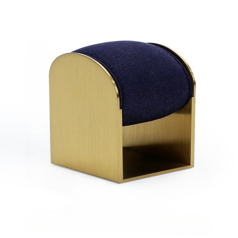 bracelet display and watch display - Metal Microfiber Stand Watches Bracelets Watch C01329 detail view