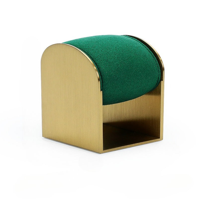bracelet display and watch display - Metal Microfiber Stand Watches Bracelets Watch C01329 open view