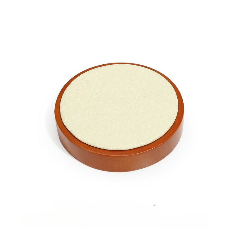 Round Solid Wood Jewelry Storage & Display Tray