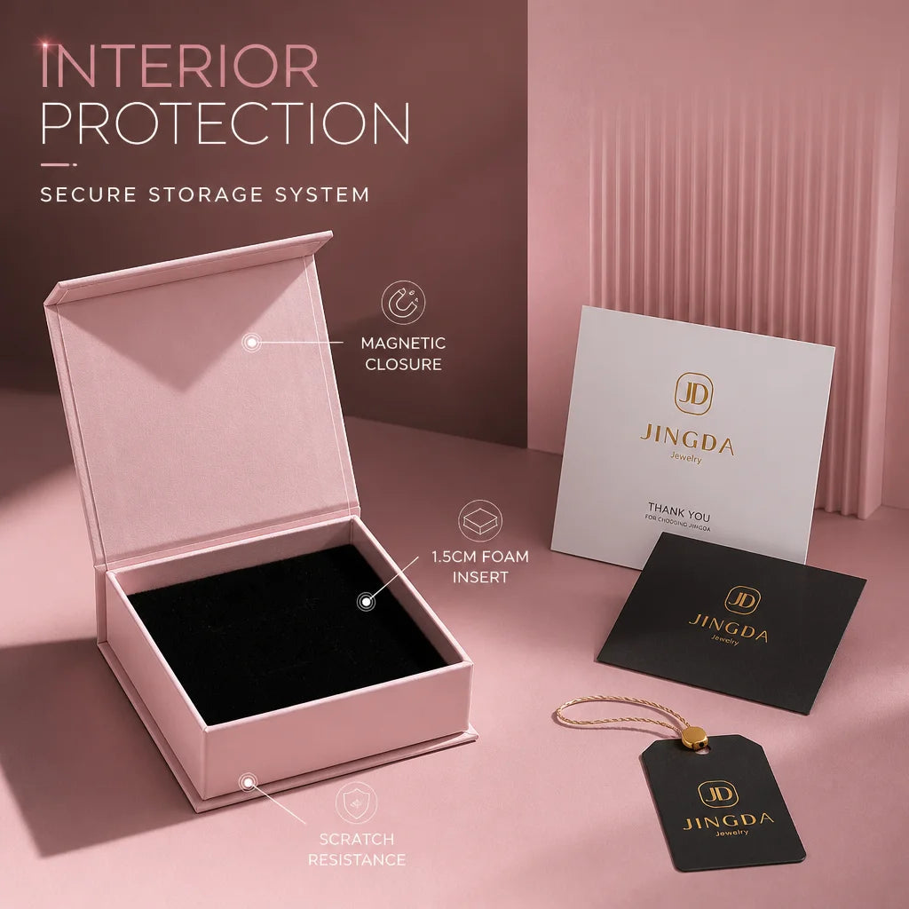 Custom magnetic paper jewelry box - view 3