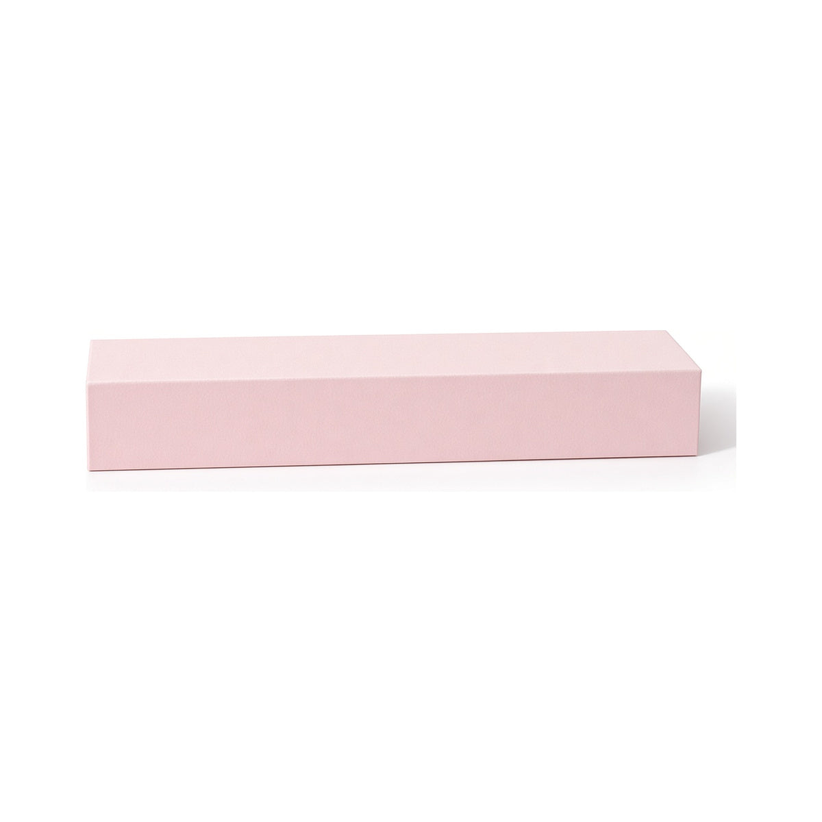 Pearl pink custom magnetic jewelry box in 22 x 5.5 x 3 cm