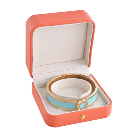 Rounded Corner PU Bangle Box