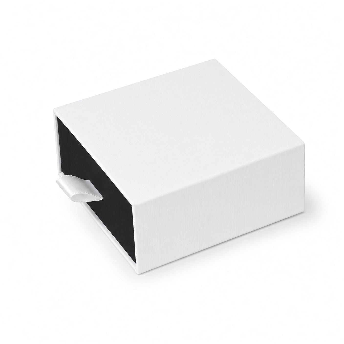 Black drawer box jewelry for rings, earrings, studs, pendants and compact necklaces — product view 5.
