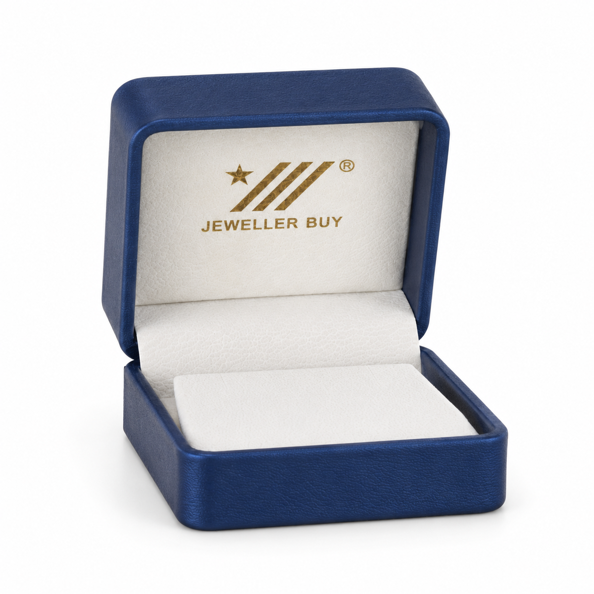 earring box - Blue PU Leather Earring Box 1-4 product view 07