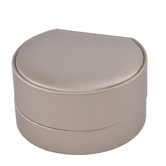 earring box and pendant box and necklace box - 12pcs Champagne PU Pendant Earring Necklace Boxes P04P-C open view