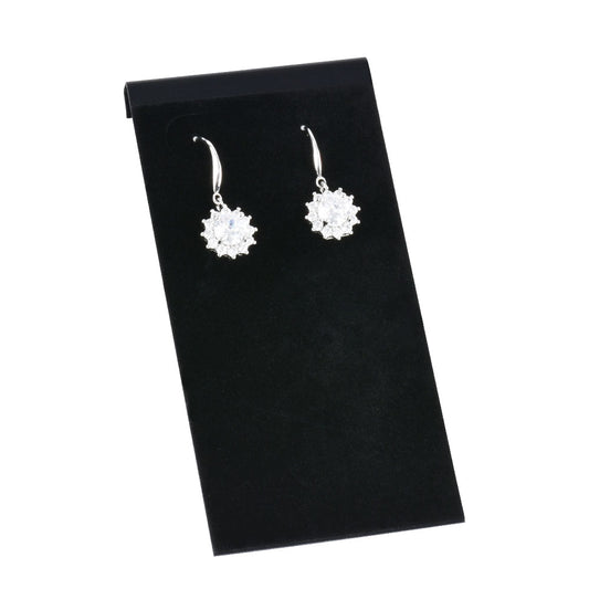 earring display - 100 Black Display Earring JC01-42-BK1 front view