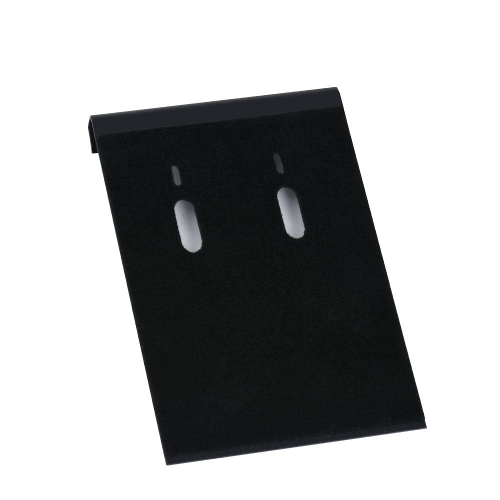earring display - 100 Black Plastic Display Earring JC01-32-BK1 open view