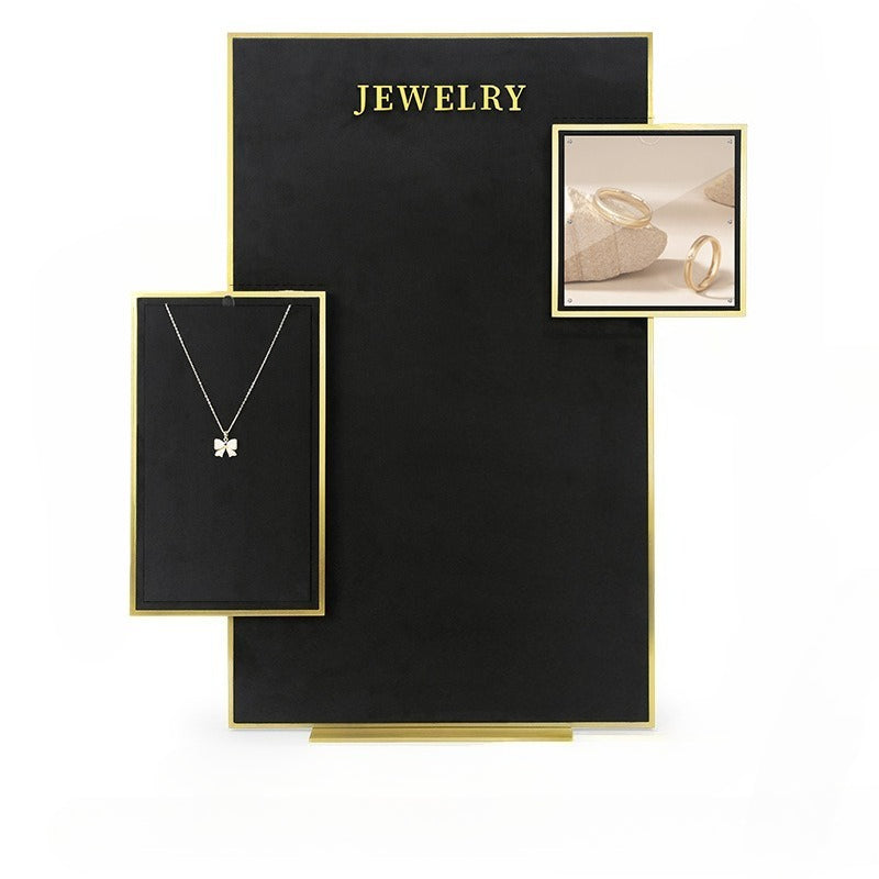 earring display - Black Velvet Display Stand Bust Earring C02663 product view 19