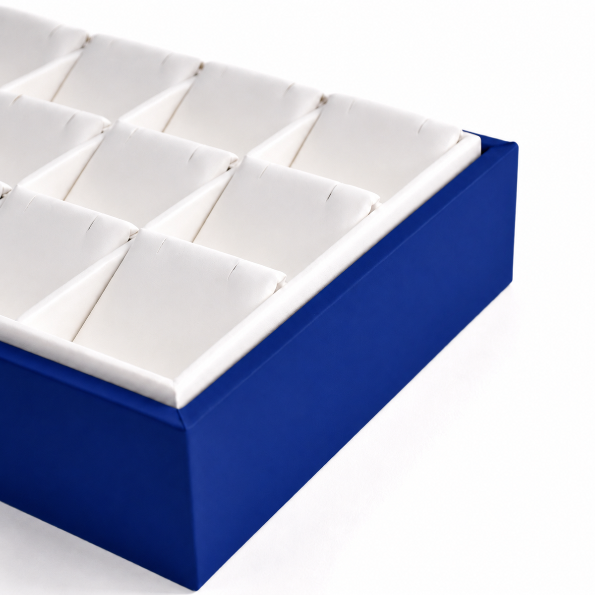 earring display - 3x5 Blue White Earring Display Tray T046E15-W detail view