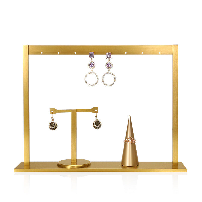 earring display - Metal Display Stand Earrings Earring C01222 front view