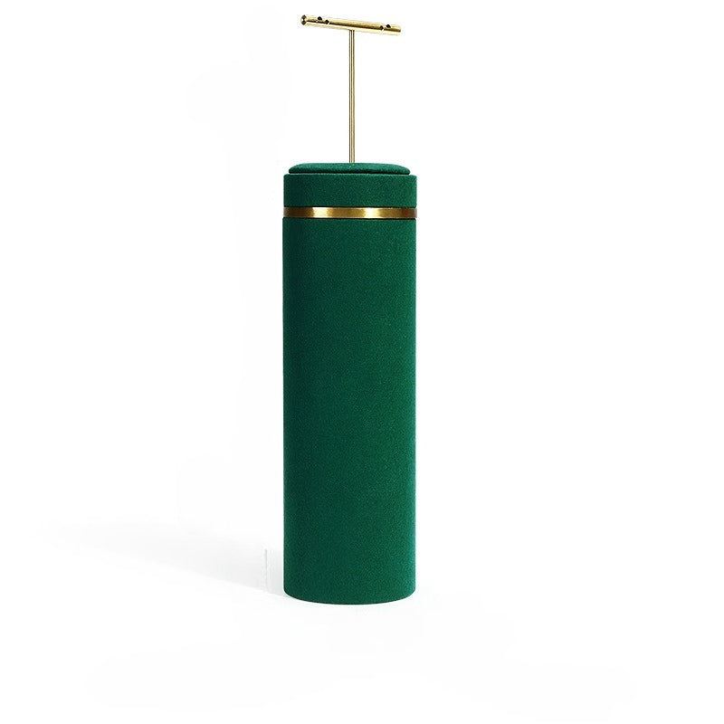 earring display and necklace display - Green Microfiber Display Necklaces Rings Earrings C01511 product view 11