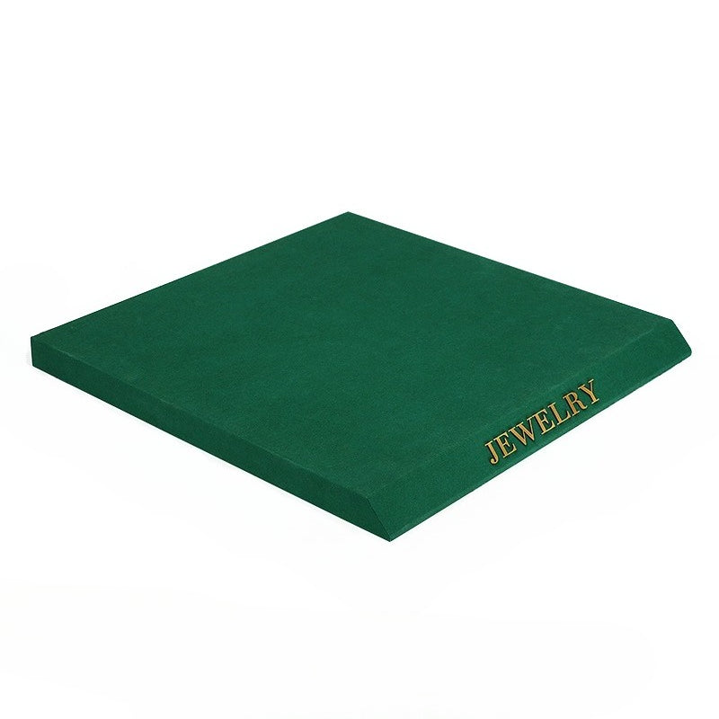 earring display and necklace display - Green Microfiber Display Necklaces Rings Earrings C01511 product view 15