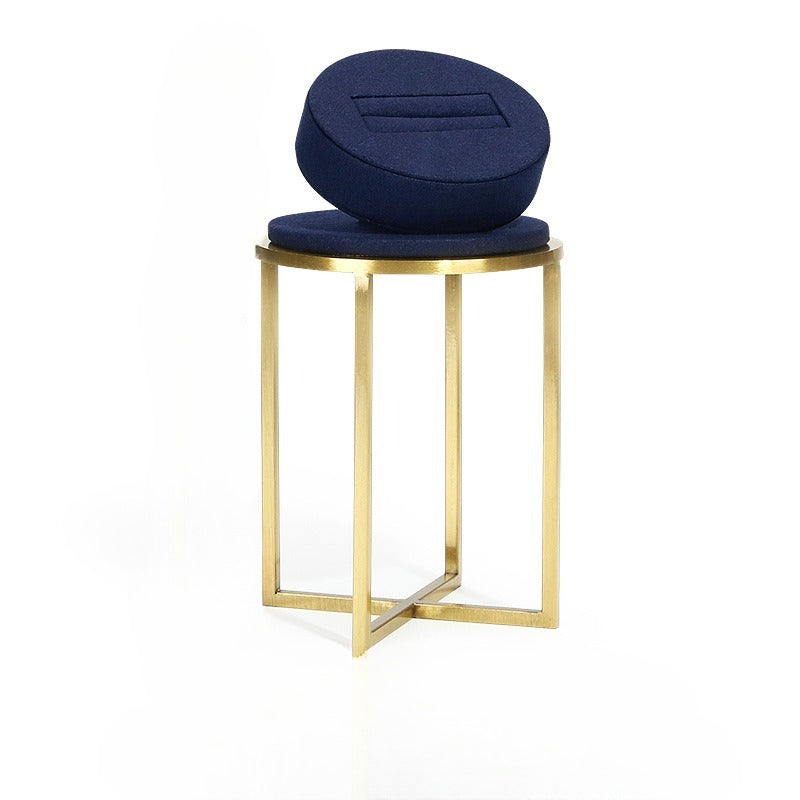 earring display and necklace display - Gold Velvet Metal Display Stand Necklace Earring C01405 product view 07