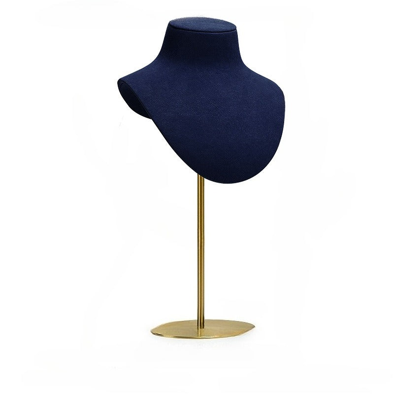 earring display and necklace display - Gold Velvet Metal Display Stand Necklace Earring C01405 product view 17