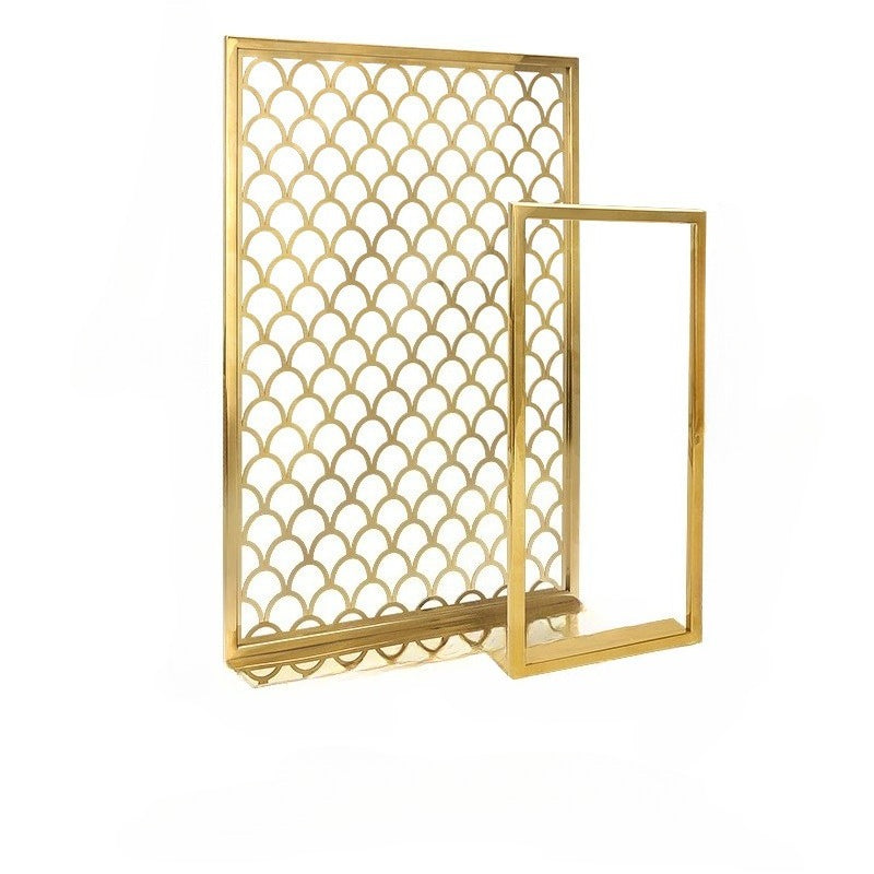 earring display and necklace display - Gold Velvet Metal Display Stand Necklace Earring C01405 product view 20