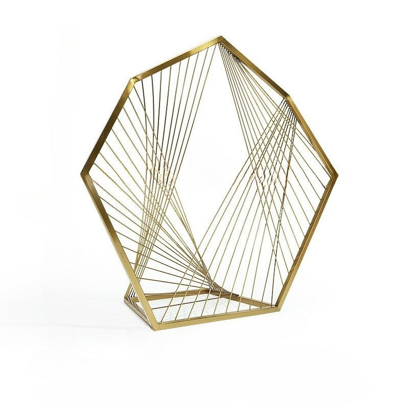 earring display and necklace display - Gold Velvet Metal Display Stand Necklace Earring C01405 product view 21