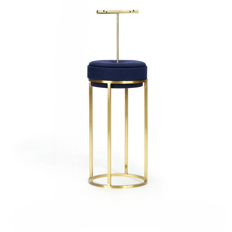 earring display and necklace display - Gold Velvet Metal Display Stand Necklace Earring C01405 detail view