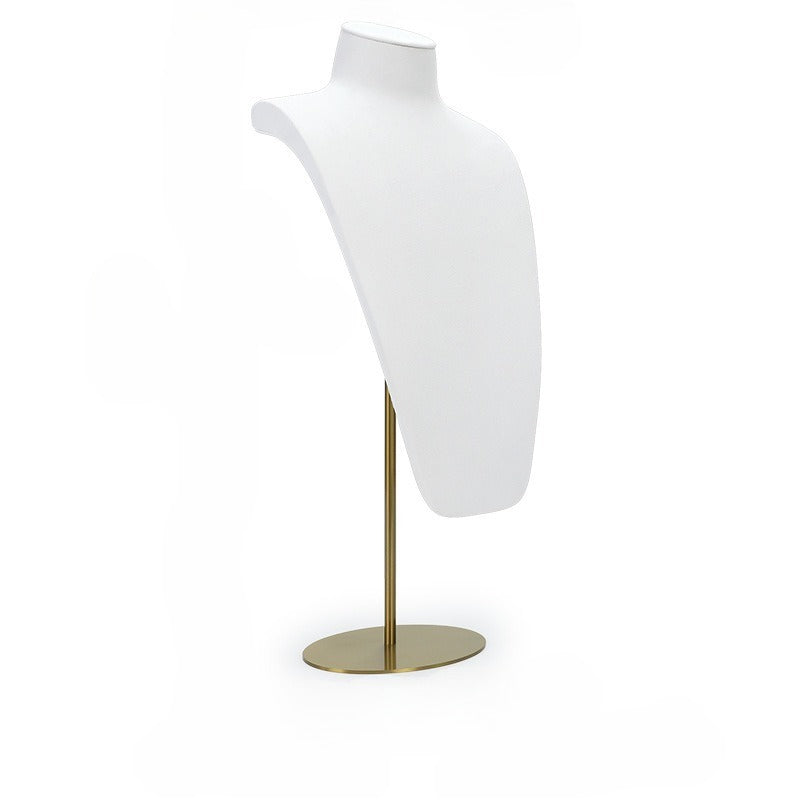 earring display and necklace display - Velvet Leather Display Stand Earrings Necklaces C02031 open view