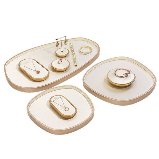 earring display - Metal Display Stand Rings Earrings C01816 front view