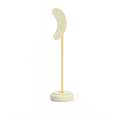 Luxury Microfiber Ear-shaped Earring Display Stand