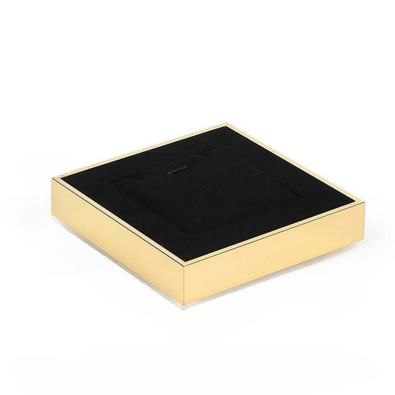 Black Microfiber Jewelry Display Set for Necklace, Ring & Earring Stand