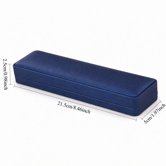 Blue PU Leather Bracelet Box