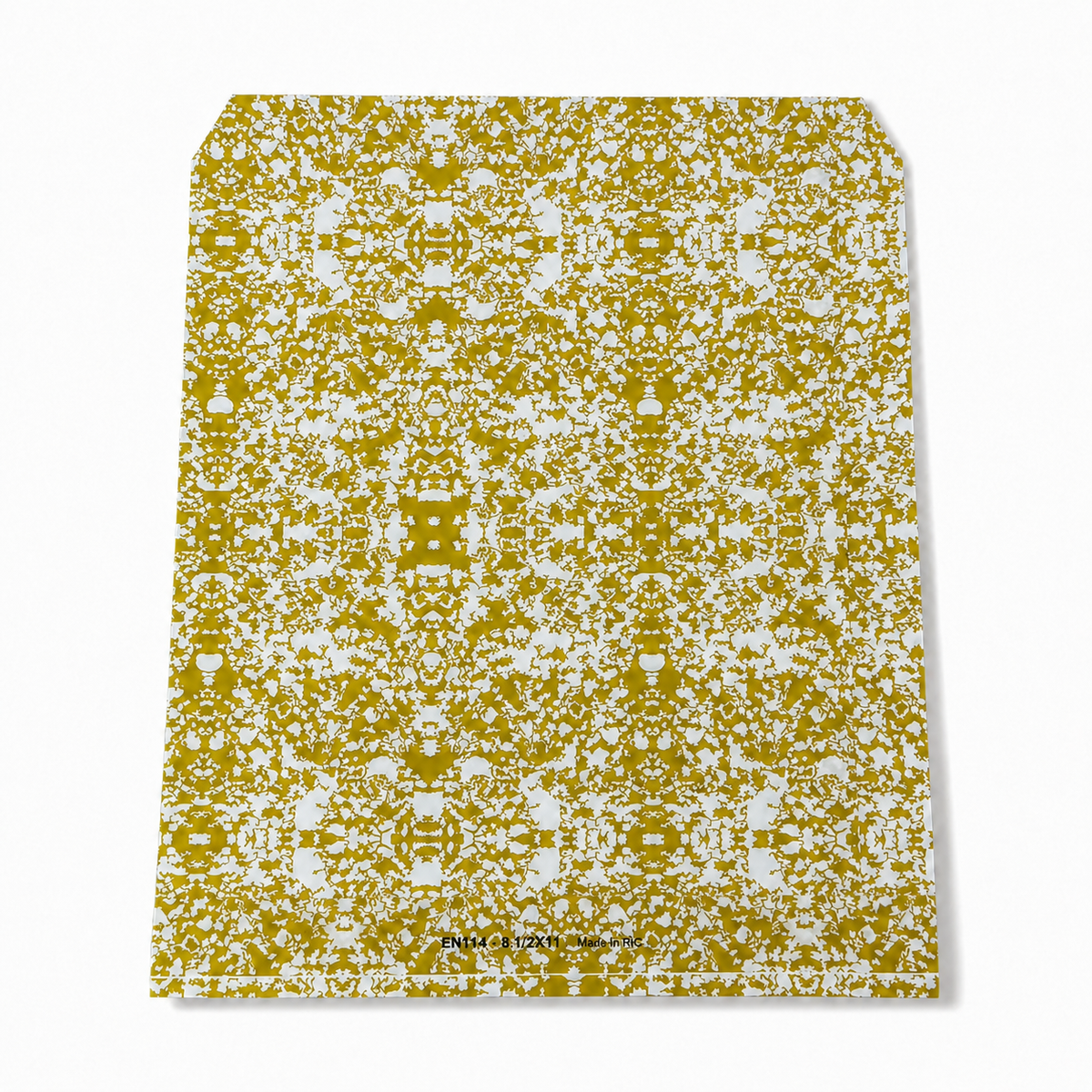 jewelry bag - 11 Gold Rose Paper Envelopes EN114 side view