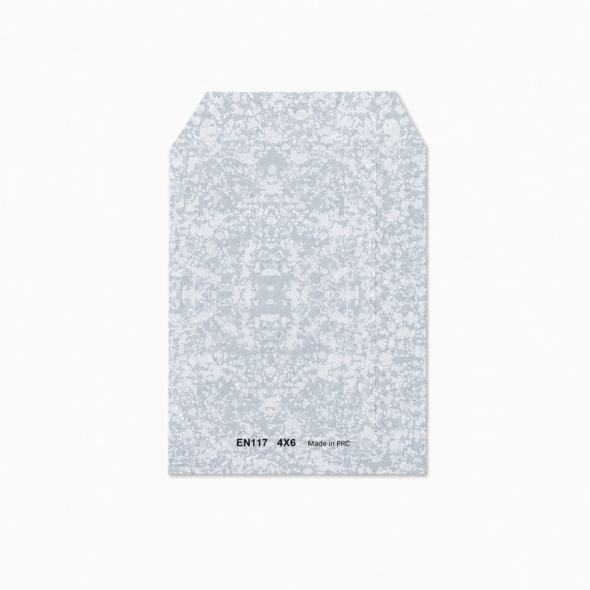 jewelry bag - 100 Silver Rose Paper Envelopes EN127 side view