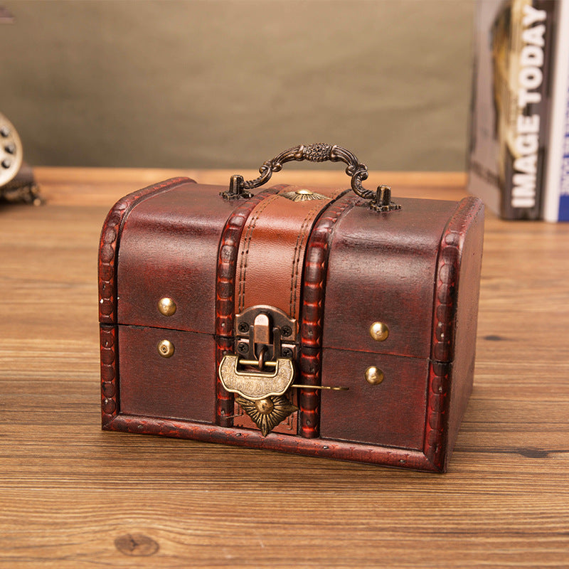 jewelry box - Wooden Box C00055 open view