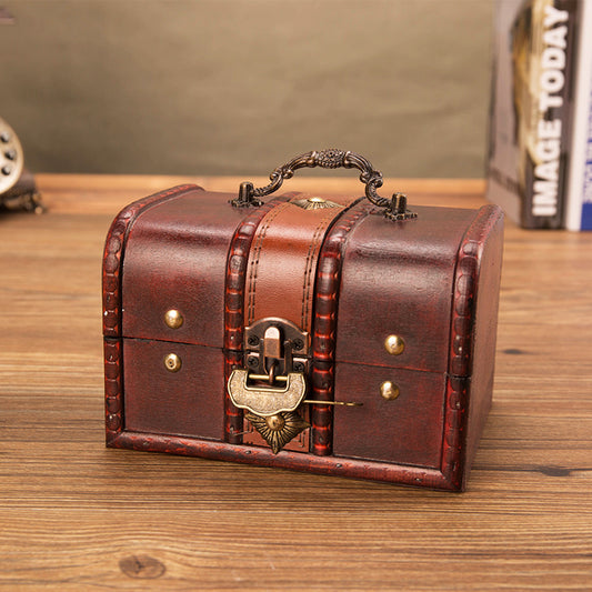 jewelry box - Wooden Box C00055 open view