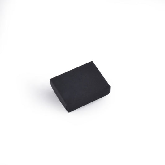 jewelry box - 100pcs Black Cotton Boxes BX2711BK open view