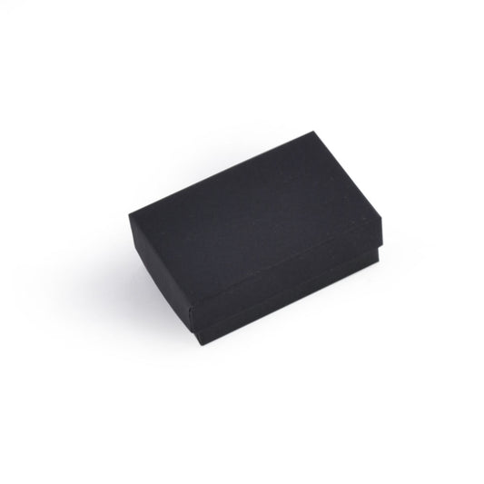 jewelry box - 100pcs Black Cotton Boxes BX2732BK open view