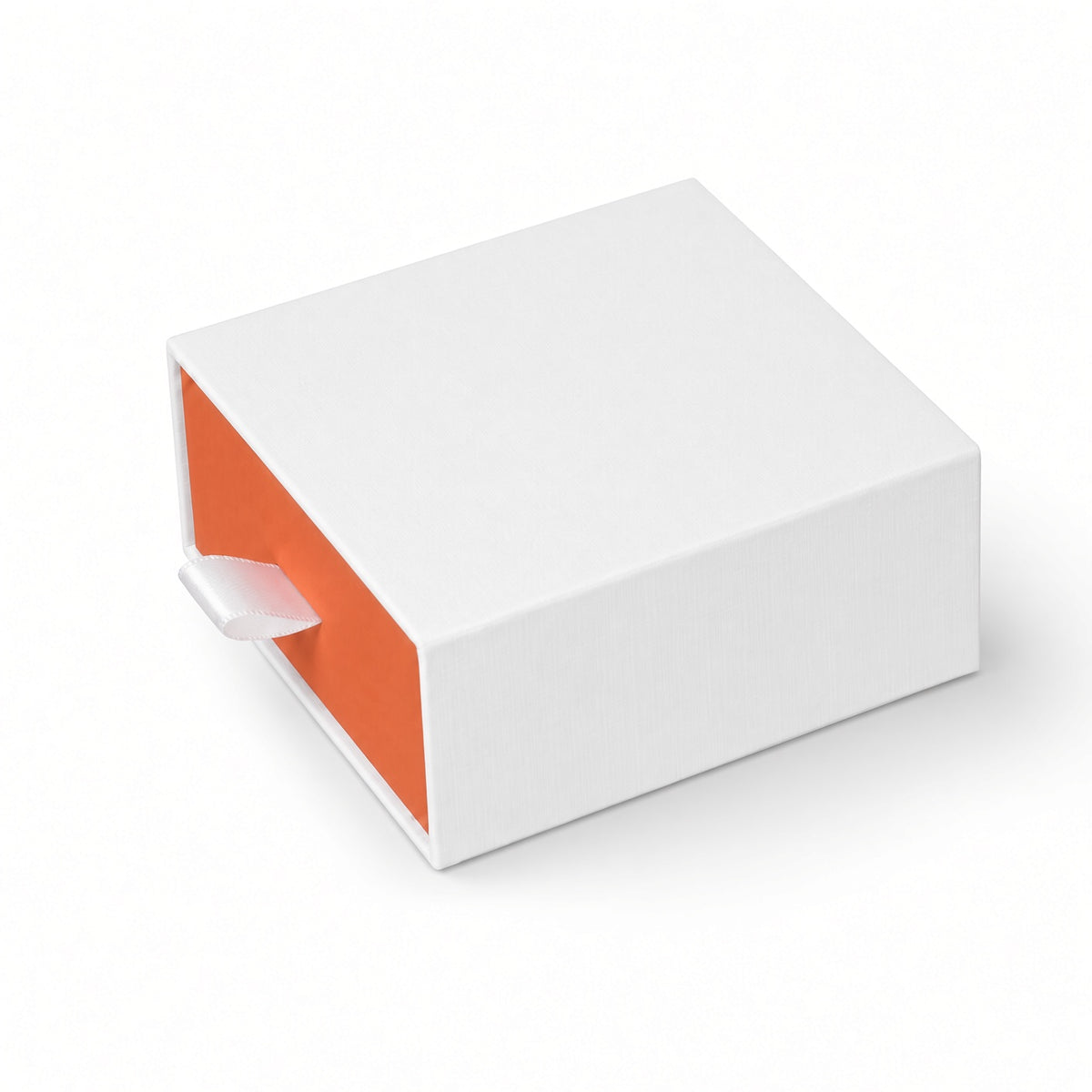 jewelry box - White & Orange Drawer Jewelry Boxes 24 Pack B2533-O product view 07