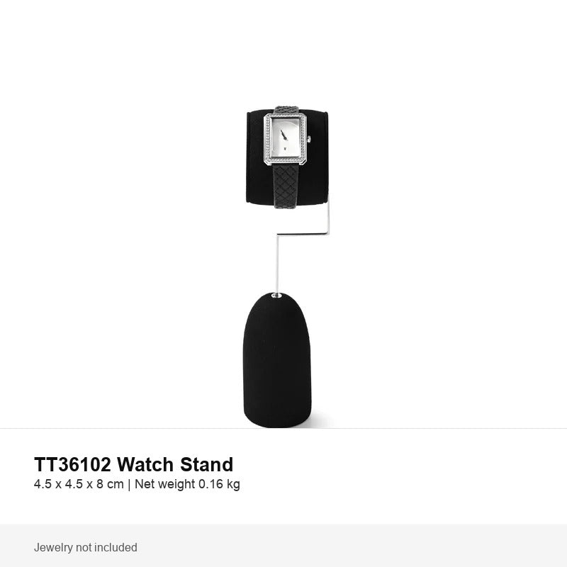 jewelry display - Black Microfiber Jewelry Display Stand Set C03005 product view 08