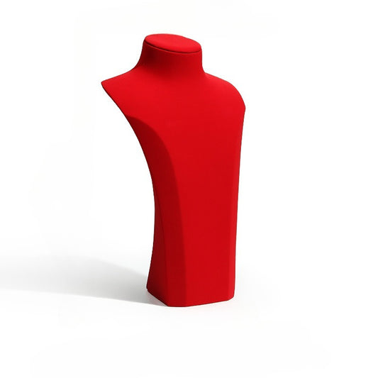 jewelry display - Red Gold Velvet Display Stand C00865 open view