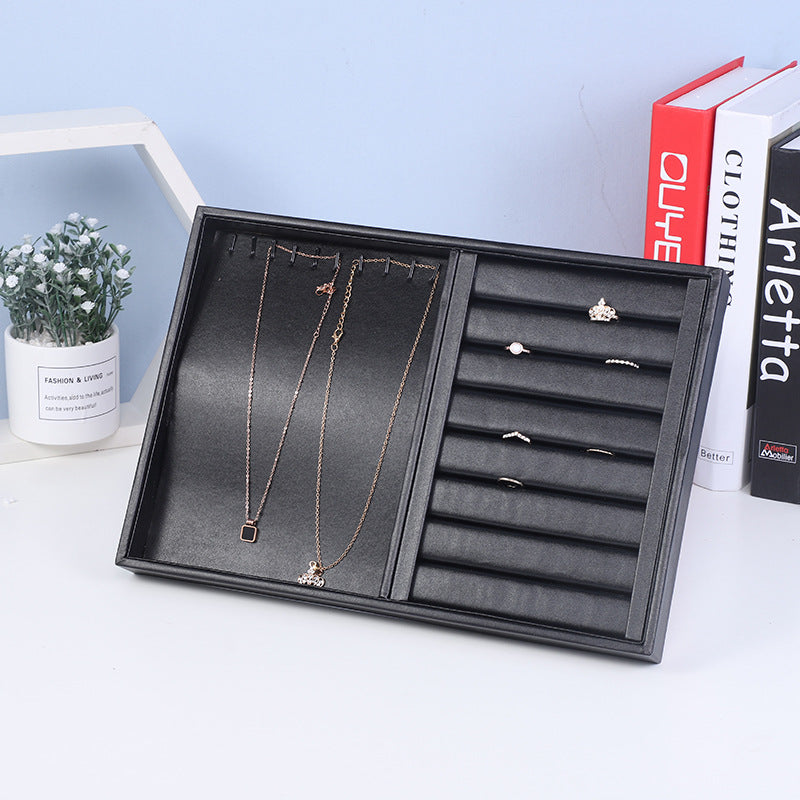 jewelry display tray - Black PU Leather Display Tray C00600 product view 12