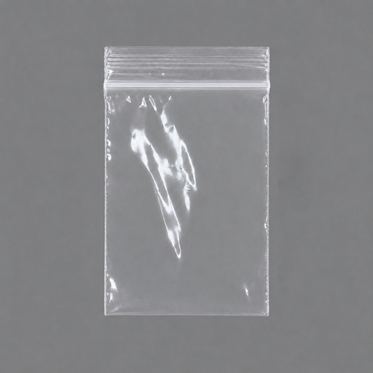 jewelry gift bags - 1000 Clear Bags PB02-23 front view